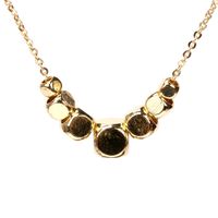 Wholesale Jewelry Retro Gold-plated Copper Beaded Necklace Nihaojewelry sku image 3