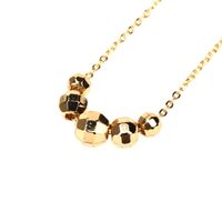 Wholesale Jewelry Retro Gold-plated Copper Beaded Necklace Nihaojewelry sku image 4