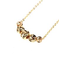 Wholesale Jewelry Retro Gold-plated Copper Beaded Necklace Nihaojewelry sku image 5