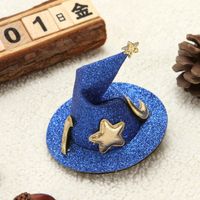 Halloween Decorations Barrettes Gift Wansheng Selling Cute Witch Hat Hair Accessories Headdress Halloween Decoration sku image 4