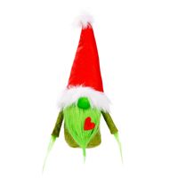 Nouveau Noël Rouge Coeur Grinch Poupée Sans Visage Décoration Gros Nihaojewelry sku image 1