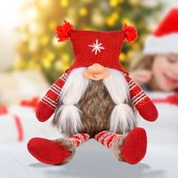 Wholesale Rudolph Knit Hat Faceless Doll Christmas Decorations Nihaojewelry sku image 2