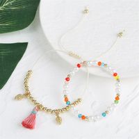Wholesale Jewelry Bohemian Style Pearl Tassel Multi-layer Bracelet Nihaojewelry sku image 1