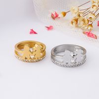 Titanium Steel 18K Gold Plated Simple Style Plating Doll main image 3