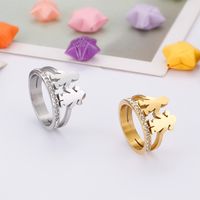 Titanium Steel 18K Gold Plated Simple Style Plating Doll main image 4