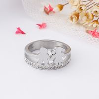 Titanium Steel 18K Gold Plated Simple Style Plating Doll main image 5