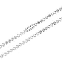 Fashion Simple Round Bead Chain Solid Color Titanium Steel Necklace Wholesale Nihaojewelry main image 6