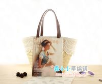 New Fashion Wheat Straw Woven Lace Bag Wholesale Nihaojewelry main image 6
