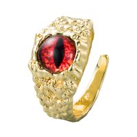 Anillo Chapado En Oro De Cobre Del Ojo Del Diablo De La Moda Al Por Mayor Nihaojewelry main image 6