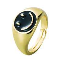 Retro Heart-shaped Copper Gold-plated Opening Ring Wholesale Nihaojewelry main image 6