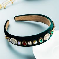 Barocke Geometrische Perle Strass Stirnband Großhandel Nihaojewelry sku image 3