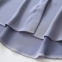 Solid Color Long-sleeved Satin Drape Shirt Wholesale Nihaojewelry main image 11