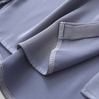 Solid Color Long-sleeved Satin Drape Shirt Wholesale Nihaojewelry main image 13