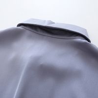 Solid Color Long-sleeved Satin Drape Shirt Wholesale Nihaojewelry main image 14