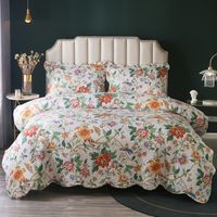 Flower Blooming Printing Bedding Three-piece Quilt Wholesale Nihaojewelry main image 1