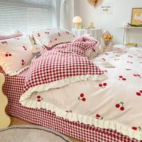 Korean Style Milk Velvet Thickened Double-sided Warm Bedding Set Wholesale Nihaojewelry main image 5