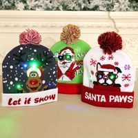 New Luminous Knitted Christmas Hat Wholesale Nihaojewelry main image 1