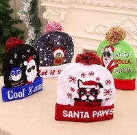 New Luminous Knitted Christmas Hat Wholesale Nihaojewelry main image 6