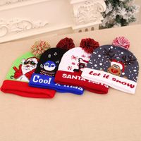 New Luminous Knitted Christmas Hat Wholesale Nihaojewelry main image 5