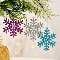 Christmas Snowflake Flakes 6-color Tree Decoration Wholesale Nihaojewelry main image 5