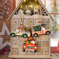 Christmas Car Wooden Pendant Wholesale Nihaojewelry main image 5