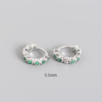 S925 Argent Sterling Diamant Géométrique Clip D'oreille En Gros Bonjour Bijoux sku image 5