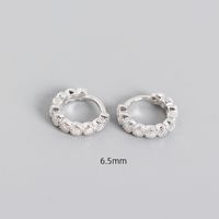 S925 Argent Sterling Diamant Géométrique Clip D'oreille En Gros Bonjour Bijoux sku image 7