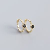 S925 Argent Sterling Perles Rondes Diamants Boucle D'oreille En Gros Nihaojewelry sku image 18