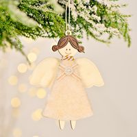 Christmas Non-woven Fabric Angel Pendant Decoration Wholesale Nihaojewelry sku image 2