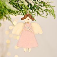 Christmas Non-woven Fabric Angel Pendant Decoration Wholesale Nihaojewelry sku image 3