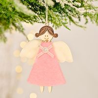 Christmas Non-woven Fabric Angel Pendant Decoration Wholesale Nihaojewelry sku image 4