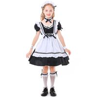 Children Vintage Black White Bows Dress Wholesale Nihaojewelry main image 2
