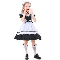 Children Vintage Black White Bows Dress Wholesale Nihaojewelry main image 4