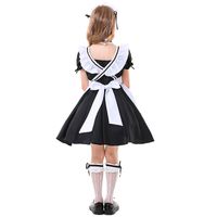 Children Vintage Black White Bows Dress Wholesale Nihaojewelry main image 5