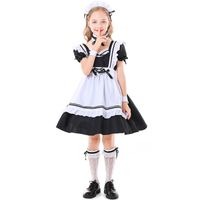 Children Vintage Black White Bows Dress Wholesale Nihaojewelry main image 6