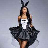 Wholesale Halloween Ccosplay Bunny Girl Tuxedo Costume Nihaojewelry main image 3