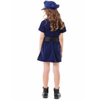 Robe De Policier À Bouton Bleu À La Mode Costume Pour Enfants En Gros Nihaojewelry main image 6