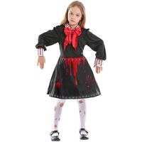 Halloween Party Horror Cursed Doll Children's Print Dress Wholesale Nihaojewelry main image 3