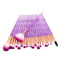 Fashion Diamond Handle Colorful Gradient Eye Makeup Brush Set Wholesale Nihaojewelry main image 2