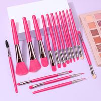 Fashion Fluorescent Color Makeup Brush Set Wholesale Nihaojewelry main image 2