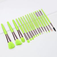 Fashion Fluorescent Color Makeup Brush Set Wholesale Nihaojewelry main image 5