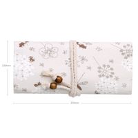 Fashion White Wooden Handle Small Floral Dragonfly Storage Bag Makeup Brush Set Wholesale Nihaojewelry sku image 1