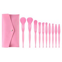 Simple Fashion Candy Color Makeup Brush Set Wholesale Nihaojewelry sku image 9