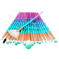 Fashion Diamond Handle Colorful Gradient Eye Makeup Brush Set Wholesale Nihaojewelry sku image 8