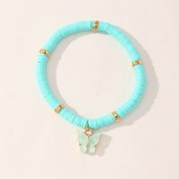 Ethnic Style Handmade Soft Ceramic Butterfly Pendant Bracelet Wholesale Nihaojewelry sku image 2