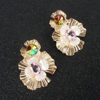 New Flower Earrings Female Fashion Simple Colorful Earrings sku image 1