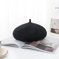 Women's Simple Style Solid Color Eaveless Beret Hat sku image 7