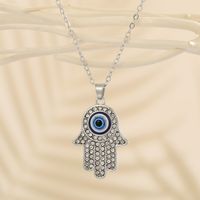 جديد تركيا شيطان العين الماس قلادة النخيل قلادة الجملة Nihaojewelry main image 4