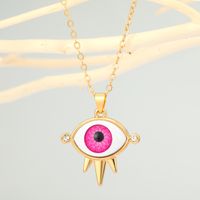 Fashion Devil's Eye Ethnic Totem Eye Pendant Clavicle Chain Wholesale Nihaojewelry main image 5