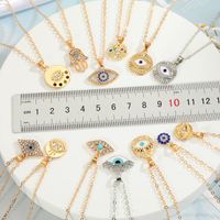 Wholesale Jewelry Fashion Eye Alloy Pendant Necklace main image 3